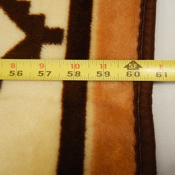 NovaTex Bedding Vtg Novatex Aztec Southwest Decor Plush Throw